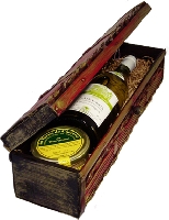 Coffret + Saint Bris 2005 + Terrine de pintade
